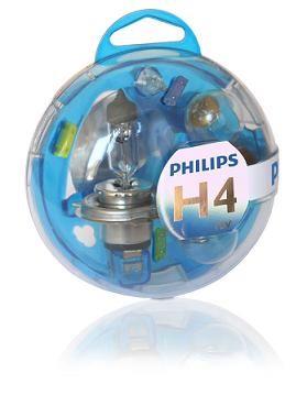 Philips 55718EBKM Набор запасных ламп Philips Essential Box H4 12V 55718EBKM: Отличная цена - Купить в Польше на 2407.PL!
