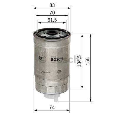 Filtr paliwa Bosch 1 457 434 105