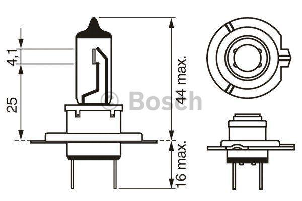 Bosch Лампа галогенная Bosch Longlife Daytime 12В H7 55Вт – цена 17 PLN