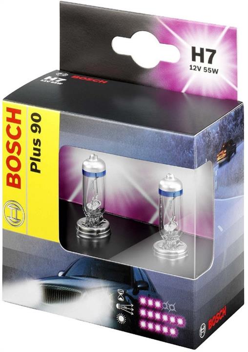 Bosch Лампа галогенна Bosch Plus 90 12В H7 55Вт +90% – ціна 76 PLN