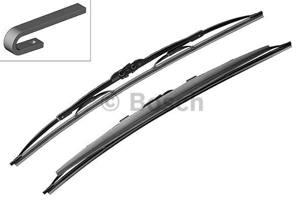 Bosch Twin Spoiler Frame Wiper Brush Set 580&#x2F;500 Bosch 3 397 001 394
