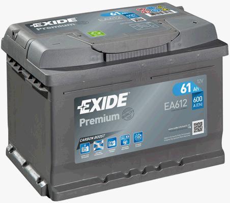Exide EA612 Akumulator Exide Premium 12V 61AH 600A(EN) R+ EA612: Dobra cena w Polsce na 2407.PL - Kup Teraz!
