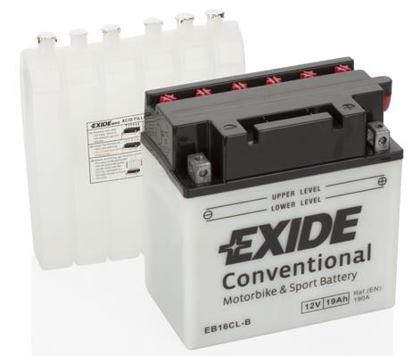 Exide EB16CL-B Battery Exide Conventional 12V 19AH 190A(EN) R+ EB16CLB: Buy near me in Poland at 2407.PL - Good price!