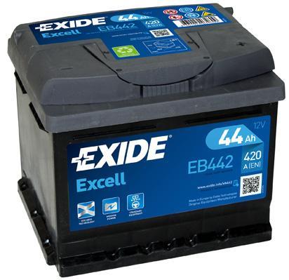 Exide EB442 Akumulator exide excell 12v 44ah 420a(en) P+ EB442: Dobra cena w Polsce na 2407.PL - Kup Teraz!