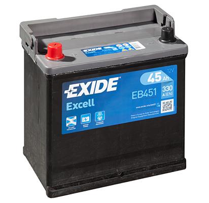 Exide EB451 Akumulator Exide Excell 12V 45AH 330A(EN) L+ EB451: Dobra cena w Polsce na 2407.PL - Kup Teraz!