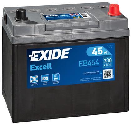 Exide EB454 Akumulator Exide Excell 12V 45AH 330A(EN) R+ EB454: Dobra cena w Polsce na 2407.PL - Kup Teraz!
