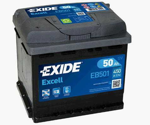 Exide EB501 Akumulator Exide Excell 12V 50AH 450A(EN) L+ EB501: Dobra cena w Polsce na 2407.PL - Kup Teraz!