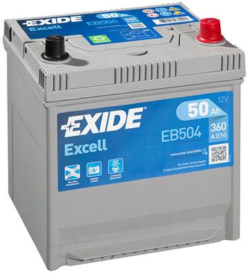 Exide EB504 Akumulator Exide Excell 12V 50AH 360A(EN) R+ EB504: Dobra cena w Polsce na 2407.PL - Kup Teraz!