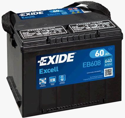 Exide EB608 Akumulator Exide Excell 12V 60AH 640A(EN) L+ EB608: Dobra cena w Polsce na 2407.PL - Kup Teraz!