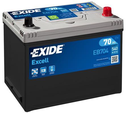 Exide EB704 Akumulator Exide Excell 12V 70AH 540A(EN) R+ EB704: Dobra cena w Polsce na 2407.PL - Kup Teraz!
