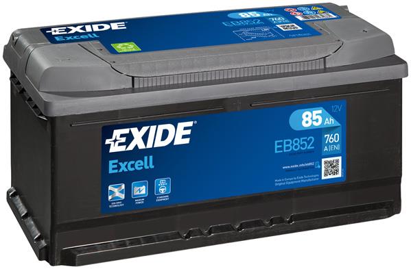 Exide EB852 Akumulator exide excell 12v 85ah 760a(en) P+ EB852: Dobra cena w Polsce na 2407.PL - Kup Teraz!