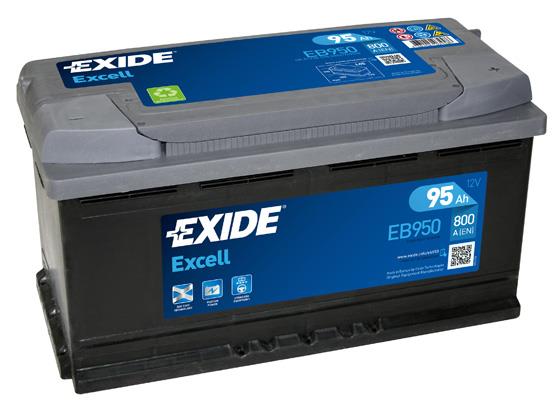 Exide EB950 Akumulator Exide Excell 12V 95AH 800A(EN) R+ EB950: Dobra cena w Polsce na 2407.PL - Kup Teraz!