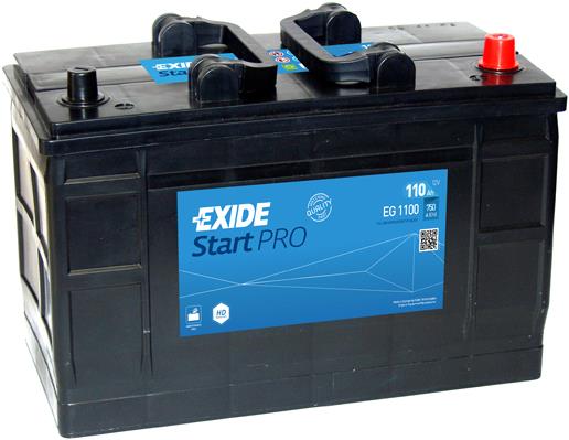 Exide EG1100 Akumulator Exide StartPRO 12V 110AH 750A(EN) R+ EG1100: Dobra cena w Polsce na 2407.PL - Kup Teraz!