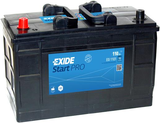 Exide EG1101 Akumulator Exide StartPRO 12V 110AH 750A(EN) L+ EG1101: Dobra cena w Polsce na 2407.PL - Kup Teraz!