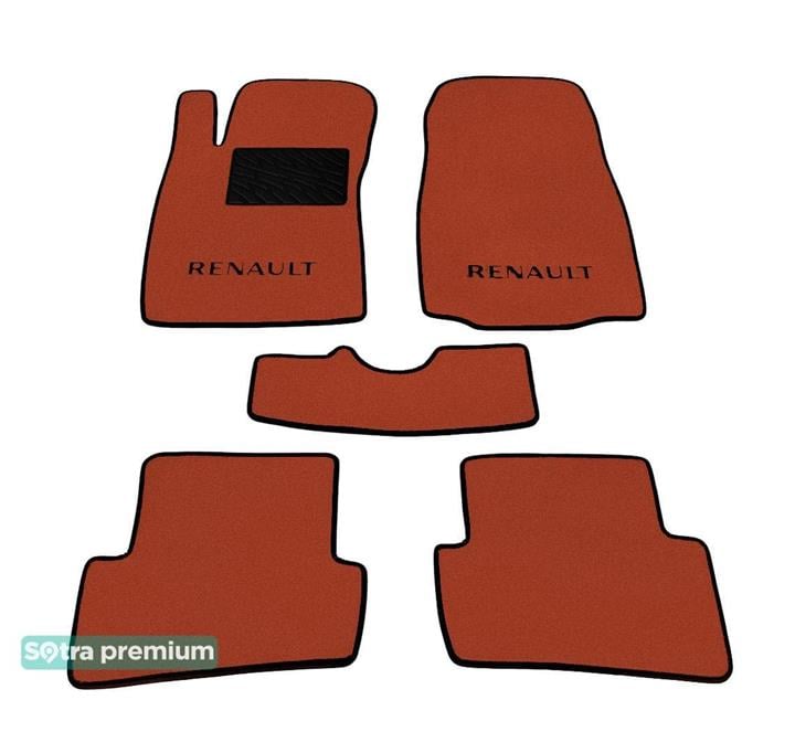 Sotra 08520-CH-TERRA Interior mats Sotra two-layer terracotta for Renault Captur (2013-), set 08520CHTERRA: Buy near me at 2407.PL in Poland at an Affordable price!