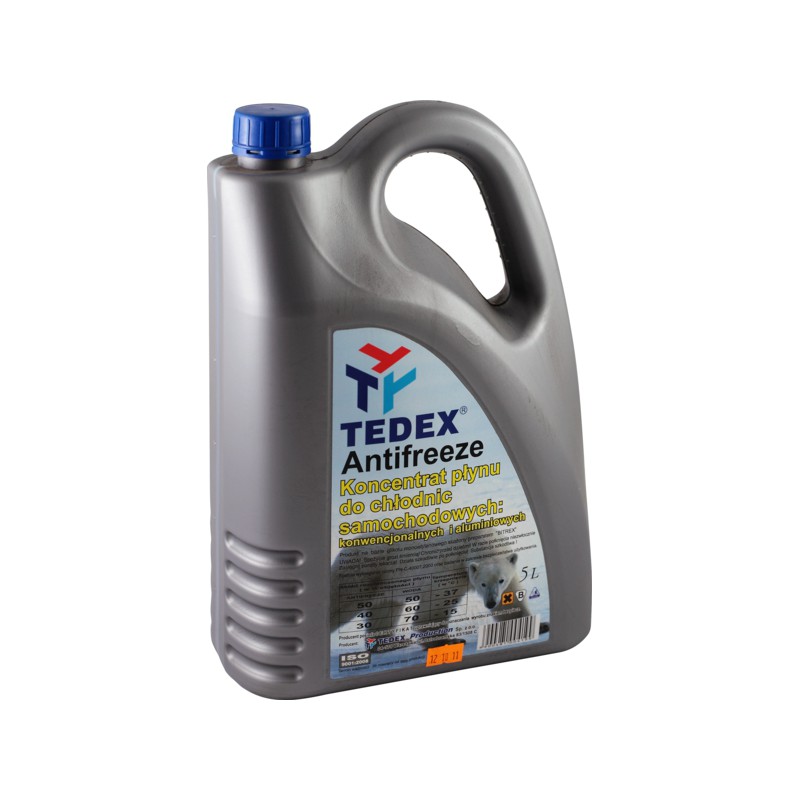 Tedex 5 900 481 000 191 Antifreeze concentrate G11, blue, -80°C, 5 l 5900481000191: Buy near me in Poland at 2407.PL - Good price!