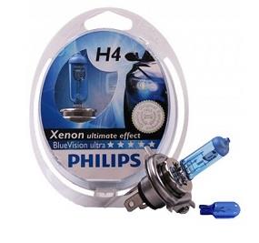 Philips 12342BVUSM Żarówka halogenowa Philips Bluevision Ultra 12V H4 60/55W 12342BVUSM: Dobra cena w Polsce na 2407.PL - Kup Teraz!