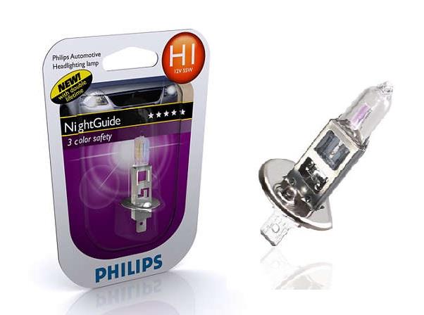 Philips 12258NGDLB1 Лампа галогенна Philips Nightguide Doublelife 12В H1 55Вт 12258NGDLB1: Приваблива ціна - Купити у Польщі на 2407.PL!