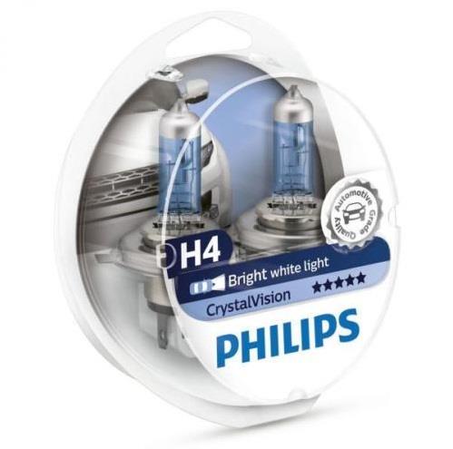 Philips 12342CVSM Лампа галогенна Philips Cristalvision 12В H4 60/55Вт 12342CVSM: Приваблива ціна - Купити у Польщі на 2407.PL!