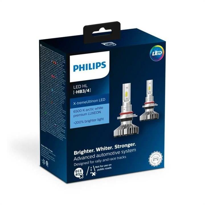 Philips 11005XUWX2 LED bulbs kit Philips X-TremeUltinon LED HB3/4 12V 25W 6500K (2 pc.) 11005XUWX2: Buy near me at 2407.PL in Poland at an Affordable price!