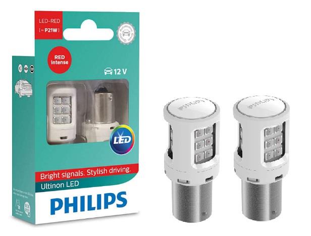 Philips 11498ULRX2 Лампа светодиодная Philips Ultinon LED P21W 12V BA15s (2 шт.) 11498ULRX2: Купить в Польше - Отличная цена на 2407.PL!