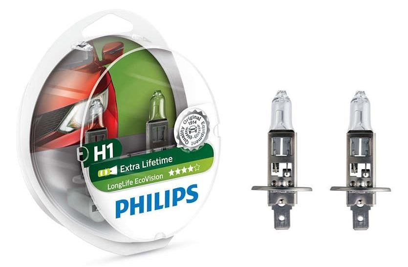 Philips 12258LLECOS2 Żarówka halogenowa Philips Longlife Ecovision 12V H1 55W 12258LLECOS2: Dobra cena w Polsce na 2407.PL - Kup Teraz!