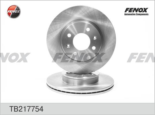 Fenox TB217754 Front brake disc ventilated TB217754: Buy near me in Poland at 2407.PL - Good price!