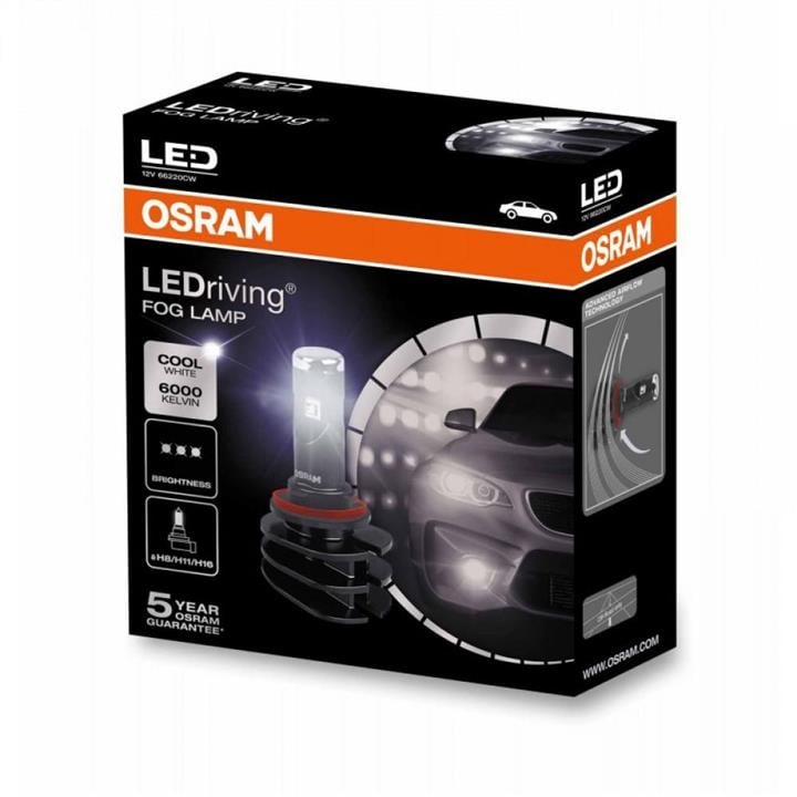 Osram 66220CW Лампи світлодіодні комплект Osram LEDriving FOG LAMP H8/H11/H16 12V 13W 6000K (2 шт.) 66220CW: Купити у Польщі - Добра ціна на 2407.PL!