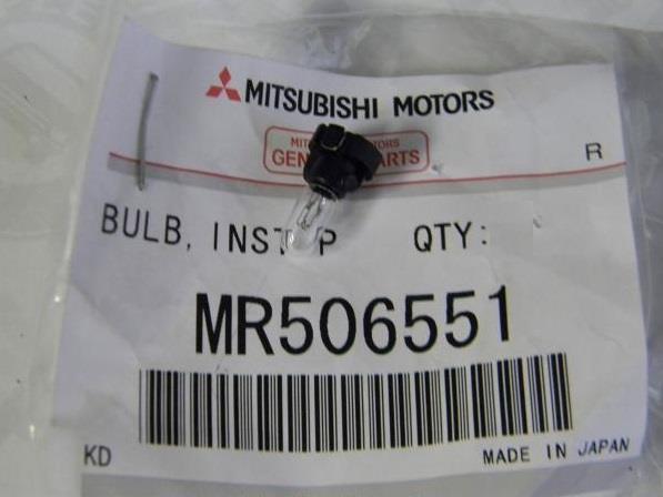 Mitsubishi MR506551 Glow bulb BAX 14V 1,12W MR506551: Buy near me at 2407.PL in Poland at an Affordable price!