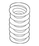VAG 8D0 411 105 DR Coil spring 8D0411105DR: Buy near me at 2407.PL in Poland at an Affordable price!