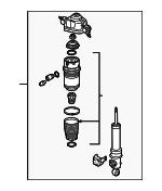 VAG 7L6 616 020 E Shock Assembly 7L6616020E: Buy near me at 2407.PL in Poland at an Affordable price!