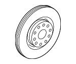 VAG 5C0 615 301 E Ventilated disc brake, 1 pcs. 5C0615301E: Buy near me in Poland at 2407.PL - Good price!