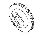 VAG 7P6 615 301 B Ventilated disc brake, 1 pcs. 7P6615301B: Buy near me at 2407.PL in Poland at an Affordable price!