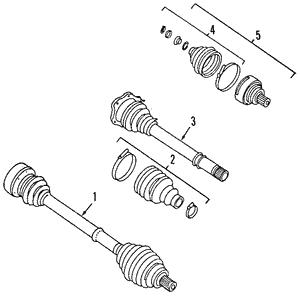 VAG 3D0 498 203 Bellow, driveshaft 3D0498203: Buy near me in Poland at 2407.PL - Good price!