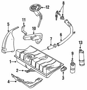 VAG 155 201 075 C Tank assy fuel 155201075C: Buy near me in Poland at 2407.PL - Good price!