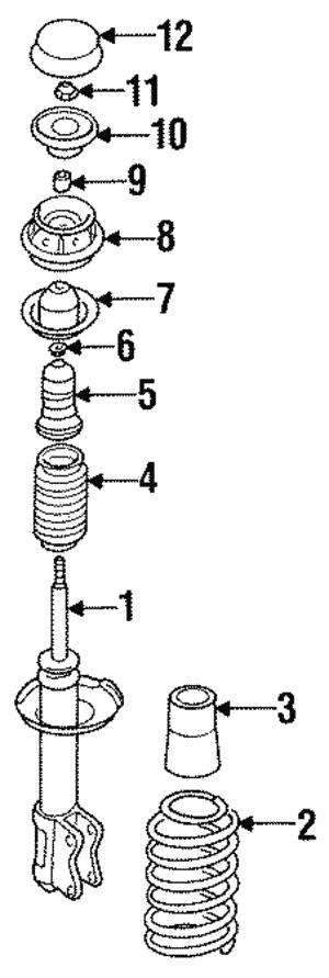 VAG 1H0 411 105 A Coil spring 1H0411105A: Buy near me at 2407.PL in Poland at an Affordable price!