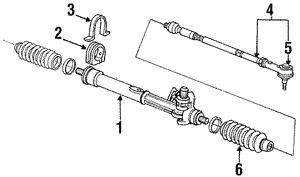 VAG 357 422 803 A Inner Tie Rod 357422803A: Buy near me in Poland at 2407.PL - Good price!
