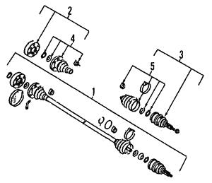 VAG 1K0 498 103 Q Inner Joint Assembly 1K0498103Q: Buy near me at 2407.PL in Poland at an Affordable price!