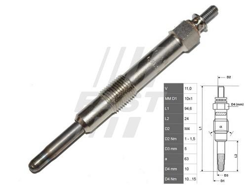 Fast FT82730 Glow plug FT82730: Buy near me in Poland at 2407.PL - Good price!