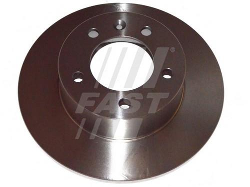 Fast FT31127 Rear brake disc, non-ventilated FT31127: Buy near me in Poland at 2407.PL - Good price!