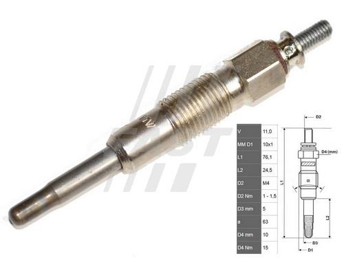 Fast FT82705 Glow plug FT82705: Buy near me in Poland at 2407.PL - Good price!