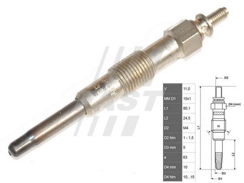 Fast FT82727 Glow plug FT82727: Buy near me in Poland at 2407.PL - Good price!
