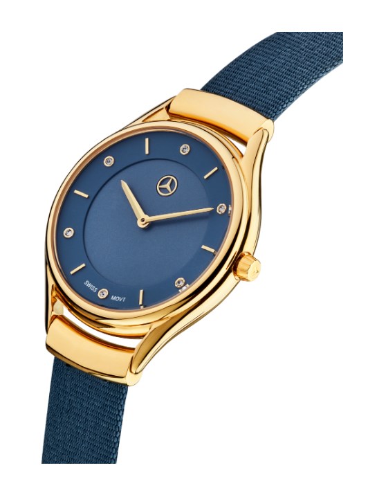 Zegarek damski mercedes-benz dla kobiet watch, moda złoto, żółte złoto-kolorowy Mercedes B6 6 95 3564