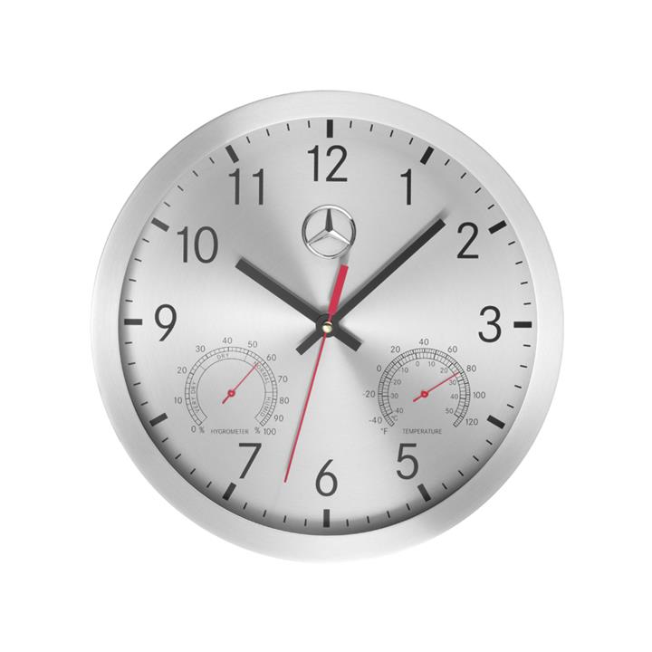 Mercedes B6 7 87 0476 Настенные часы Wall Clock Silver B67870476: Отличная цена - Купить в Польше на 2407.PL!