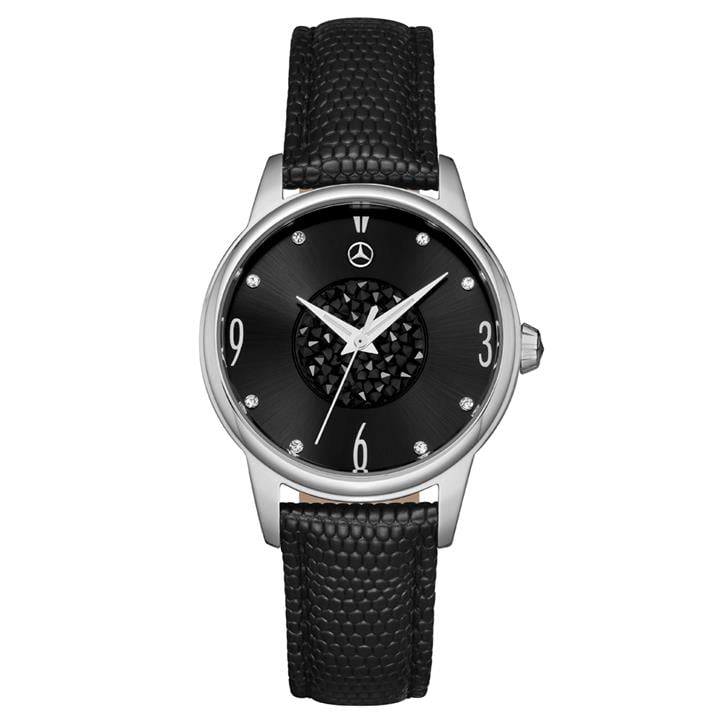 Mercedes B6 6 04 1922 Жіночий наручний годинник Mercedes-Benz Watch, Women, Glamour Mark 2, Silver/Black B66041922: Купити у Польщі - Добра ціна на 2407.PL!