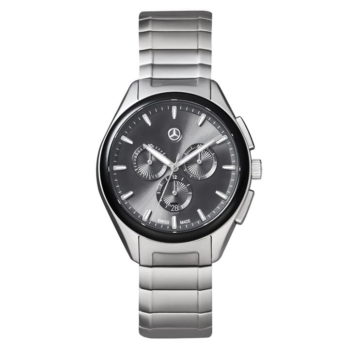 Mercedes B6 6 95 3530 Мужские наручные часы хронограф Mercedes-Benz Men’s Chronograph Watch, Business, black/silver B66953530: Отличная цена - Купить в Польше на 2407.PL!