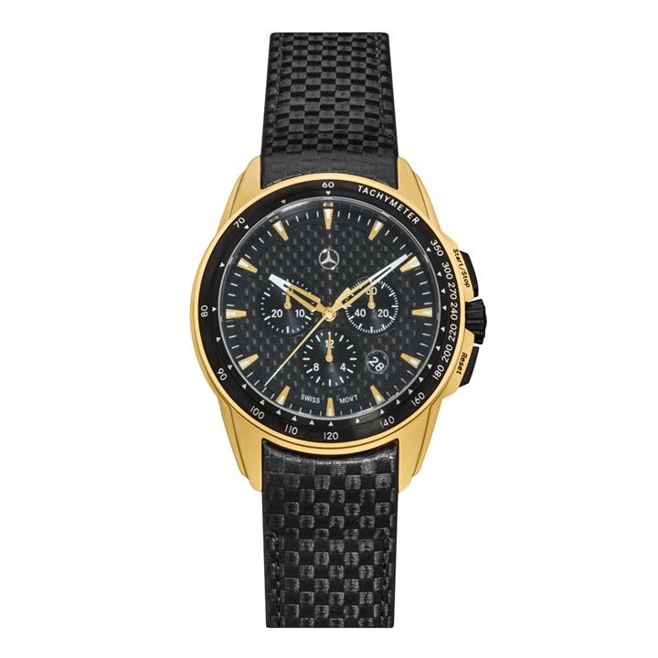 Mercedes B6 7 99 7328 Мужские наручные часы Mercedes-Benz Men’s Motorsport Chronograph Watch, Gold Edition B67997328: Отличная цена - Купить в Польше на 2407.PL!