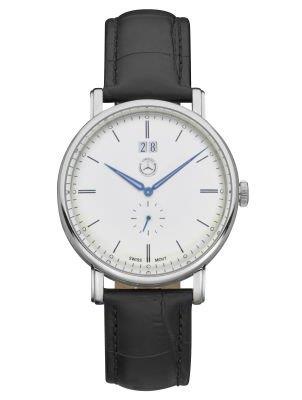 Zegar Mercedes-Benz Men’s Watch, Classic Steel, silver-coloured&#x2F;black&#x2F;blue Mercedes B6 6 04 1619