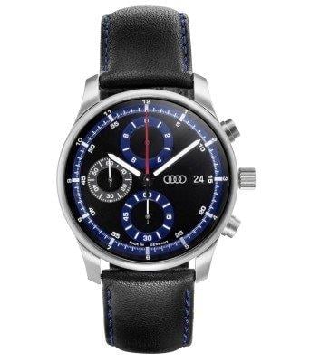 VAG 310 170 030 0 Наручные часы-хронограф Audi Sport Chronograph, Black/Blue 3101700300: Отличная цена - Купить в Польше на 2407.PL!