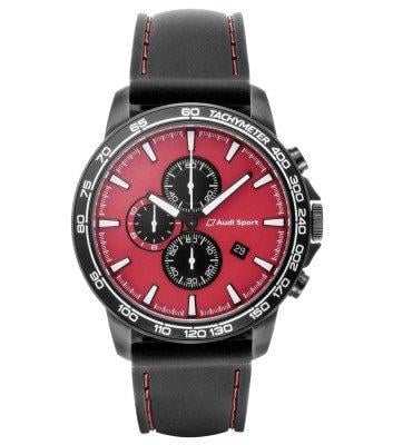 VAG 310 170 040 0 Audi Sport Chronograph Uhr, Rot/Schwarz 3101700400: Kaufen Sie zu einem guten Preis in Polen bei 2407.PL!